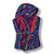 Women's Hooded Dressing Gown folded - Multicolour | Bown of London